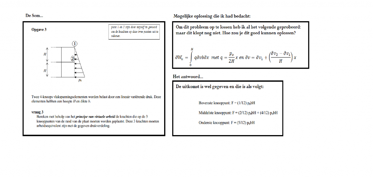 Sterkteleer 2 probleem