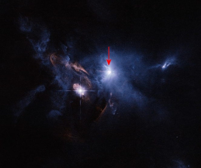 HL Tauri door Hubble