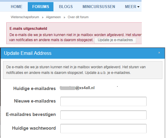 Mailwarning