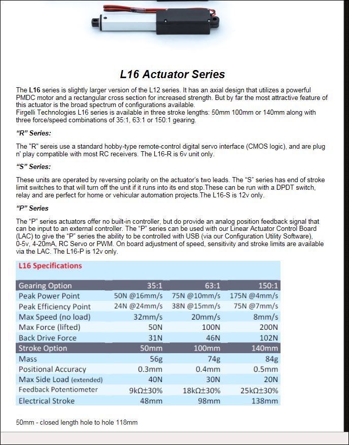 L 16 Actuator