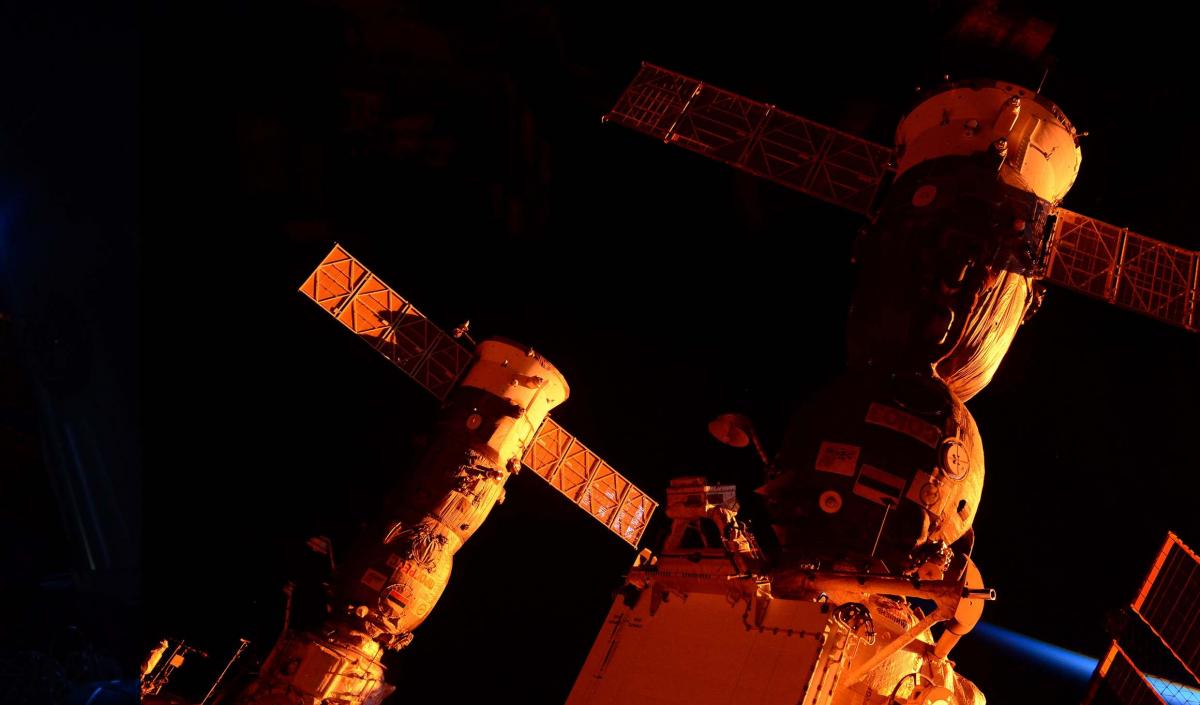 iss sunset