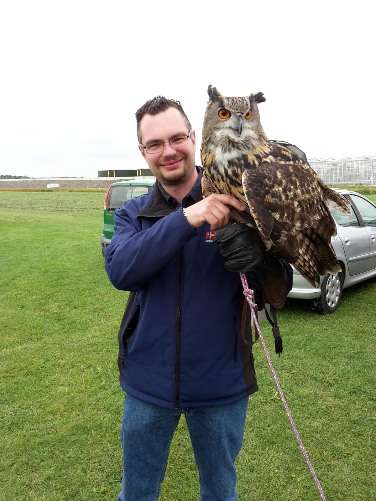 Barry met een Uil