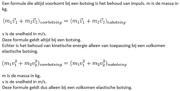 VolkomenElastische botsing