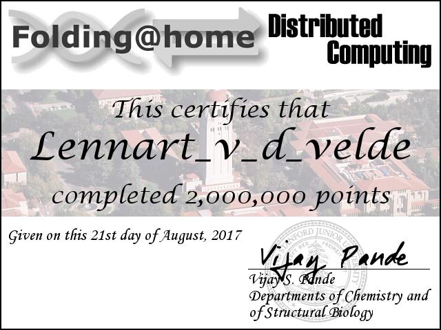 certificate Lennart