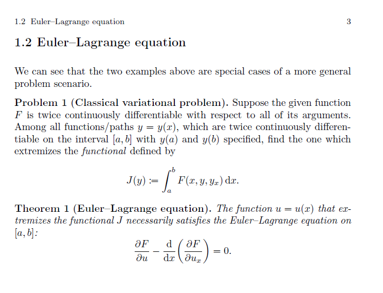 euler-lagrange