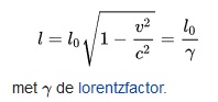 Lorentzcontractie