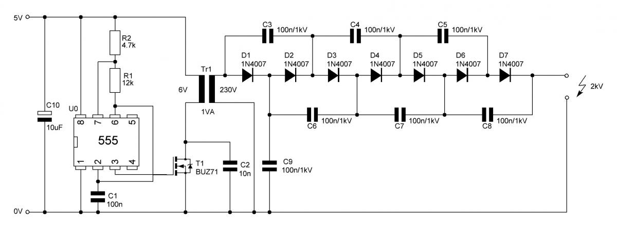 Hoogspanningsgenerator