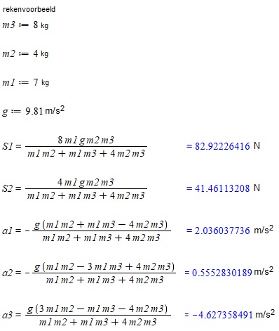 rekenvoorbeeld