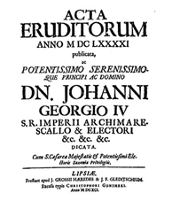 Acta Eruditorium