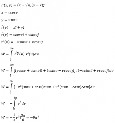 arbeid in vectorveld