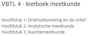 VBTL 4 meetkunde