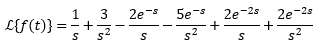 Laplacegetransformeerde van f(t)
