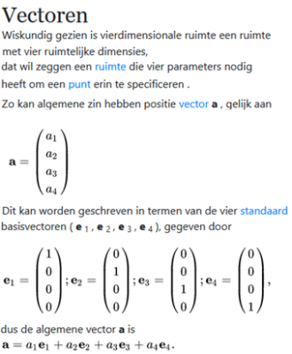 wiskundige 4D ruimte