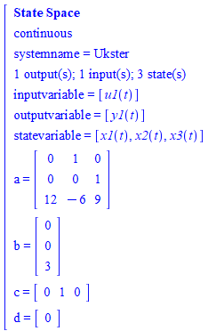 state space model