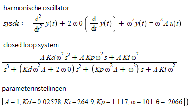 harmonische oscillator