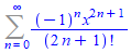 mcLaurin sin(x)