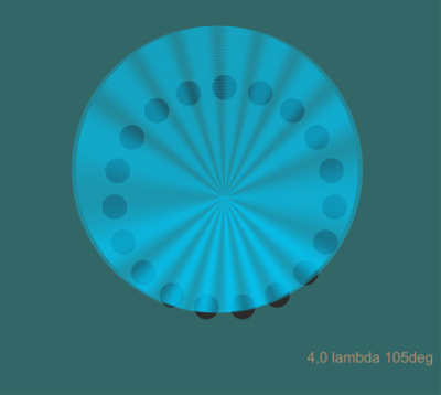 circular interference patterns 4,0 lambda variabel 105deg - kopie